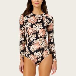 NWT | Hurley | Long Sleeve Retro Surf Suit | Black Multi | Medium